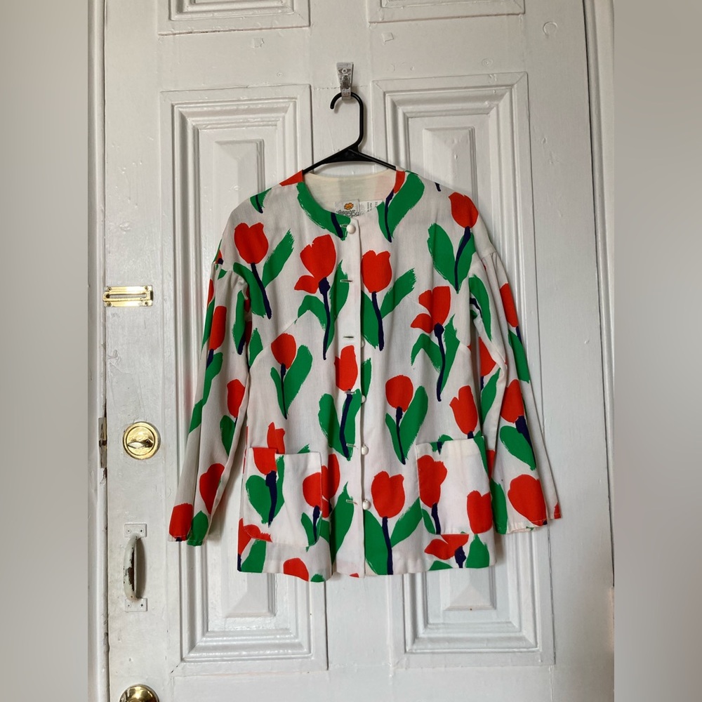 A CALIFORNIA POPPY // VINTAGE JACKET // SIZE 6
